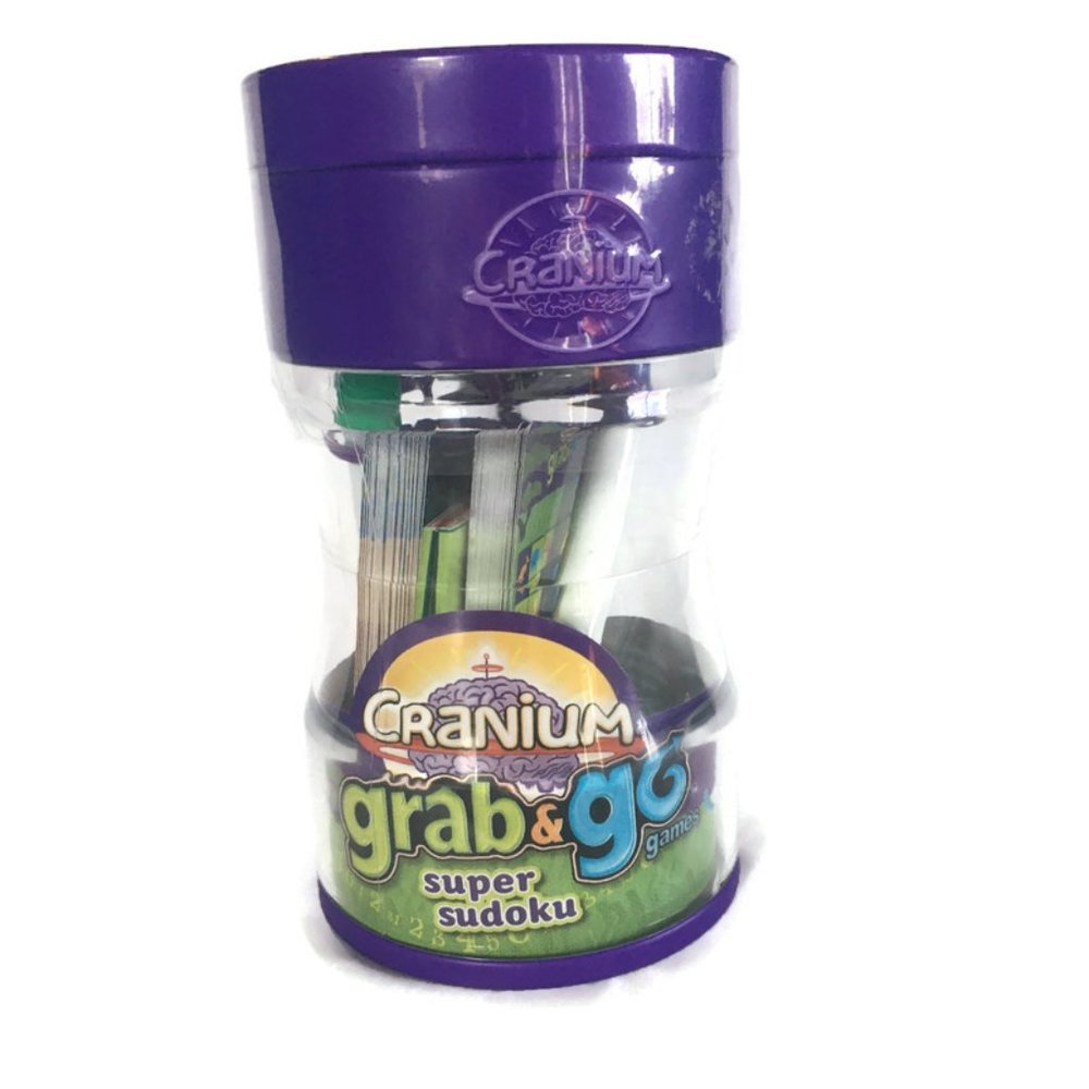 Cranium Grab & Go Games Super Sudoku NEW Travel